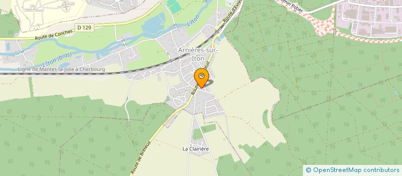 localisation de l'entreprise MONSIEUR CHRIST-JACKSON NGASSA  ARNIERES-SUR-ITON