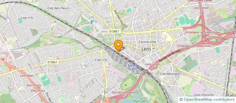 localisation de l'entreprise MONSIEUR CHRIST-JEFFY MOUNDOUNGA-MOUNDOUNGA  LENS