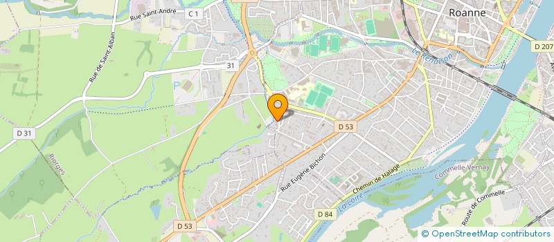 localisation de l'entreprise MONSIEUR CHRIST LUTUMBA  ROANNE