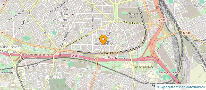 localisation de l'entreprise MONSIEUR CHRIST MAURICE  LILLE