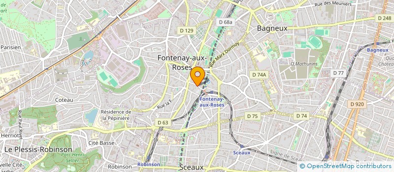 localisation de l'entreprise MONSIEUR CHRIST NGOULOU à FONTENAY-AUX-ROSES