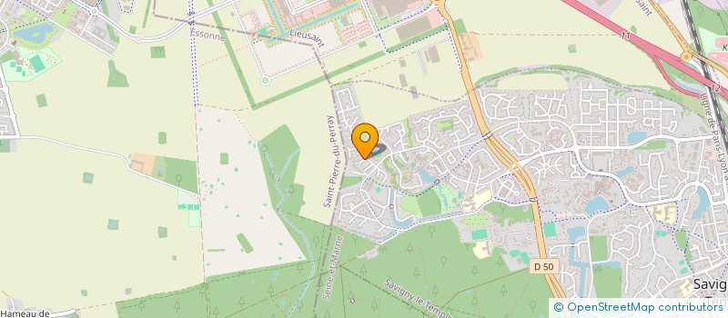 localisation de l'entreprise MONSIEUR CHRIST OKOKO  SAVIGNY-LE-TEMPLE
