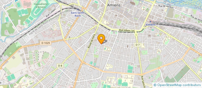 localisation de l'entreprise MONSIEUR CHRISTA NZOUNGOU à AMIENS