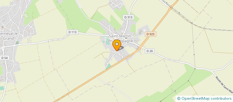 localisation de l'entreprise MONSIEUR CHRISTEL CARPENTIER  PETIT-CAUX