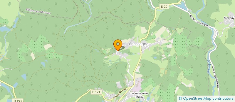 localisation de l'entreprise MONSIEUR CHRISTEL LENGLET  MOUX-EN-MORVAN