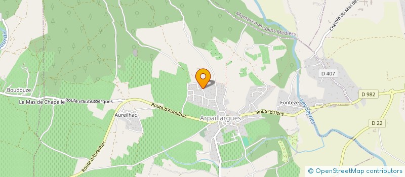 localisation de l'entreprise MONSIEUR CHRISTEL MAZET à ARPAILLARGUES-ET-AUREILLAC