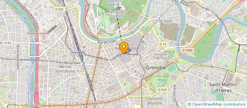 localisation de l'entreprise MONSIEUR CHRISTEL MOIROUD à GRENOBLE