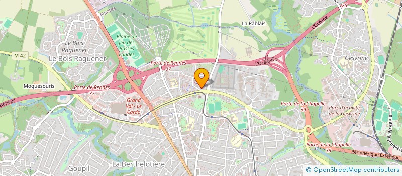 localisation de l'entreprise MONSIEUR CHRISTEL MVELE NGOUPE  NANTES