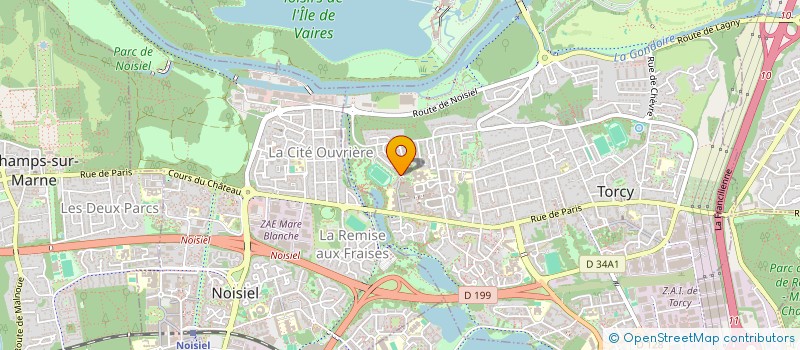 localisation de l'entreprise MONSIEUR CHRISTEL NKOUKA  TORCY