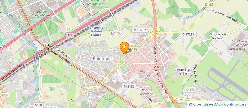 localisation de l'entreprise MONSIEUR CHRISTEL REBOUX à LATTES