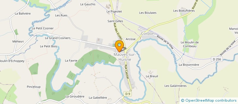 localisation de l'entreprise MONSIEUR CHRISTELE CHATY à MAUVES-SUR-HUISNE