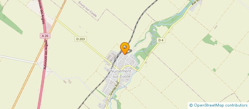 localisation de l'entreprise MONSIEUR CHRISTELLE KARL  NUISEMENT-SUR-COOLE