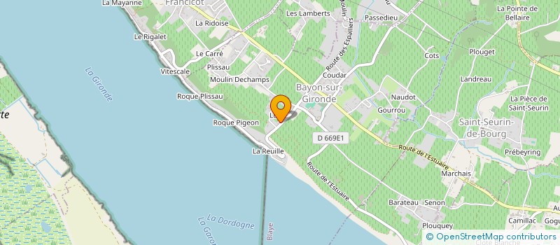 localisation de l'entreprise MONSIEUR CHRISTELLE PERDRIAU  GAURIAC