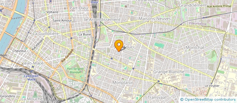 localisation de l'entreprise MONSIEUR CHRISTELLE SAUNIER PLUMAZ  LYON