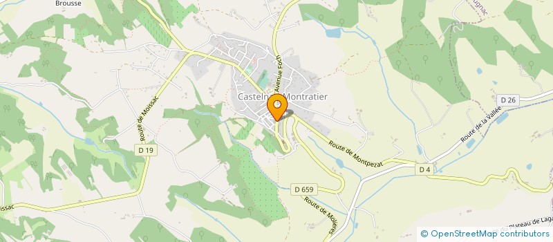 localisation de l'entreprise MONSIEUR CHRISTHOPHE GODEAU  CASTELNAU-MONTRATIER