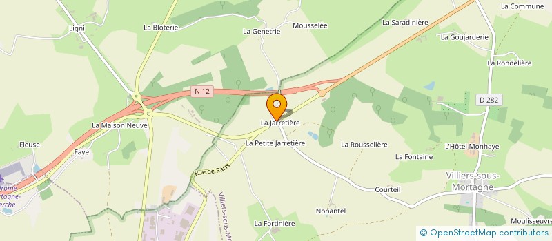 localisation de l'entreprise MONSIEUR CHRISTIAAN DE LATER à VILLIERS-SOUS-MORTAGNE