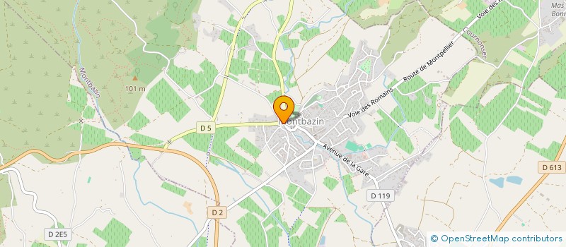 localisation de l'entreprise MONSIEUR CHRISTIAAN JULIUS  MONTBAZIN