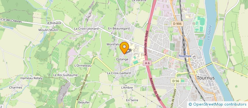 localisation de l'entreprise MONSIEUR CHRISTIAAN STREEFKERK  TOURNUS