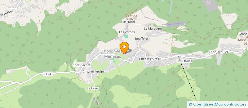 localisation de l'entreprise MONSIEUR CHRISTIAAN VAN DER MISPEL  THOLLON-LES-MEMISES