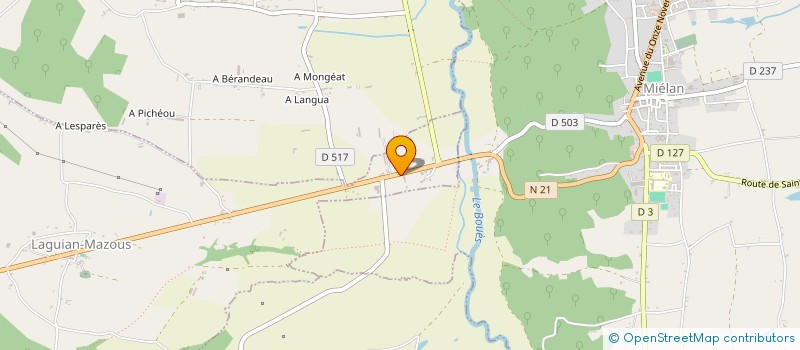 localisation de l'entreprise MONSIEUR CHRISTIAN ABADIE  ESTAMPES