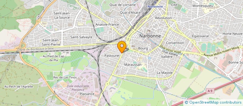 localisation de l'entreprise MONSIEUR CHRISTIAN ABADIE-BAILLARGUET à NARBONNE