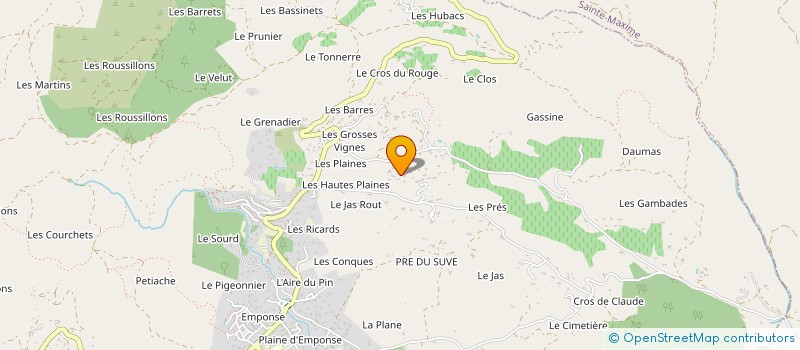 localisation de l'entreprise MONSIEUR CHRISTIAN ABGRALL à LE PLAN-DE-LA-TOUR