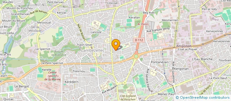 localisation de l'entreprise MONSIEUR CHRISTIAN ABOLIVIER à BREST