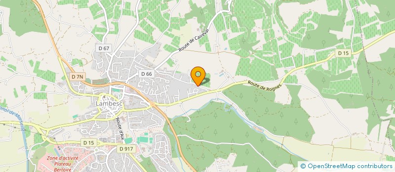 localisation de l'entreprise MONSIEUR CHRISTIAN ABTOUCHE  LAMBESC