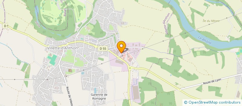 localisation de l'entreprise MONSIEUR CHRISTIAN ACHARD  VILLETTE-D'ANTHON