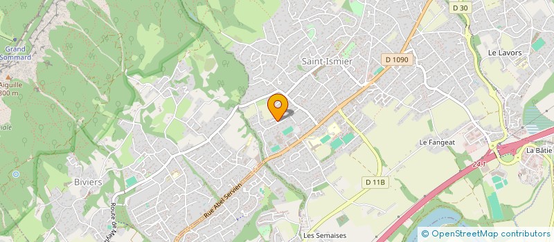 localisation de l'entreprise MONSIEUR CHRISTIAN ACHARD  SAINT-ISMIER