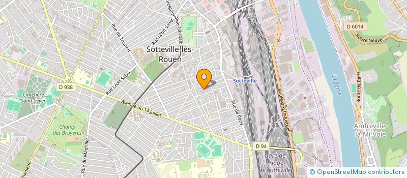 localisation de l'entreprise MONSIEUR CHRISTIAN ADOGBEJI  SOTTEVILLE-LES-ROUEN