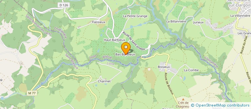 localisation de l'entreprise MONSIEUR CHRISTIAN AGERON à CHABANIERE