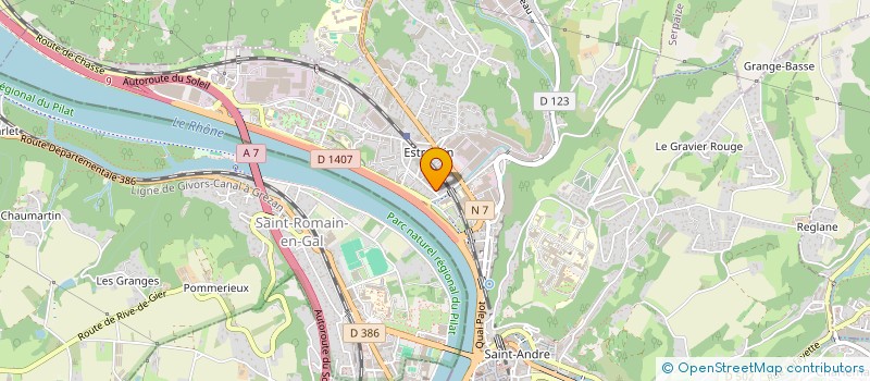 localisation de l'entreprise MONSIEUR CHRISTIAN AGERON à VIENNE