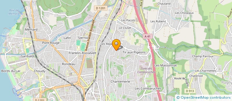 localisation de l'entreprise MONSIEUR CHRISTIAN AGNOLETTO  AIX-LES-BAINS