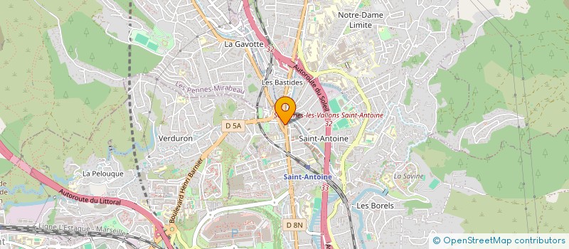 localisation de l'entreprise MONSIEUR CHRISTIAN AGRESTI à MARSEILLE