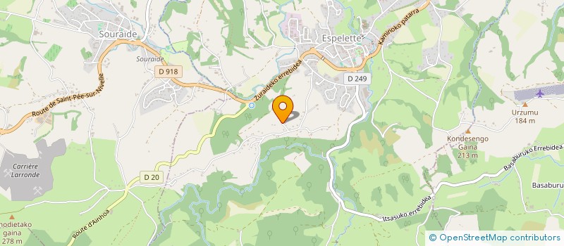 localisation de l'entreprise MONSIEUR CHRISTIAN AGUERRE à ITXASSOU