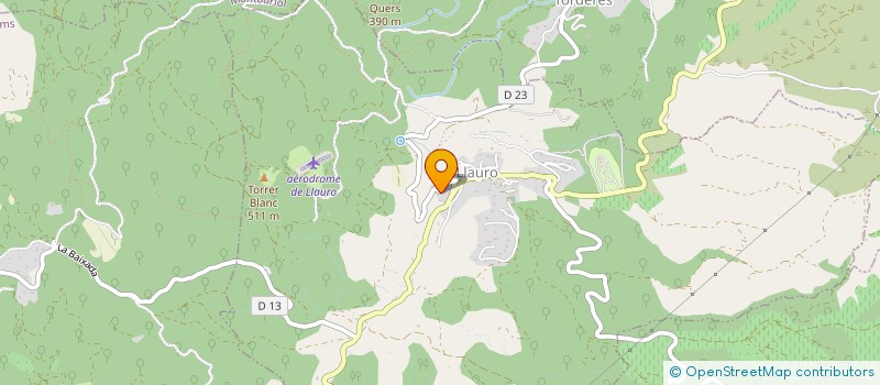 localisation de l'entreprise MONSIEUR CHRISTIAN AGULLANA  LLAURO