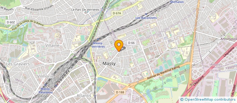 localisation de l'entreprise MONSIEUR CHRISTIAN AISSAOUI à MASSY