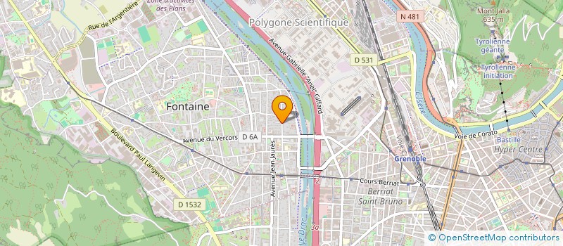 localisation de l'entreprise MONSIEUR CHRISTIAN AJAS à FONTAINE