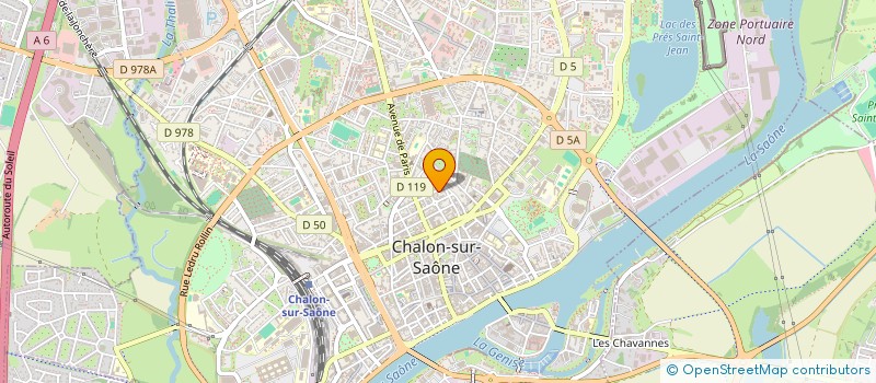 localisation de l'entreprise MONSIEUR CHRISTIAN ALAGNOU  CHALON-SUR-SAONE