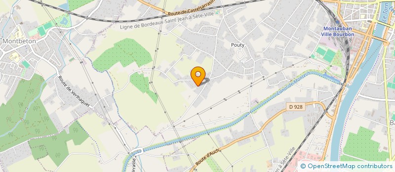 localisation de l'entreprise MONSIEUR CHRISTIAN ALAUX  MONTAUBAN