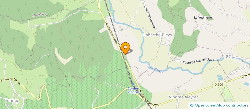 localisation de l'entreprise MONSIEUR CHRISTIAN ALBACETE  LIVERS-CAZELLES