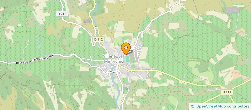 localisation de l'entreprise MONSIEUR CHRISTIAN ALBERT  VILLENEUVE-MINERVOIS