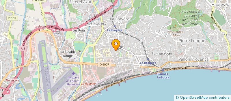 localisation de l'entreprise MONSIEUR CHRISTIAN ALEGRE à CANNES