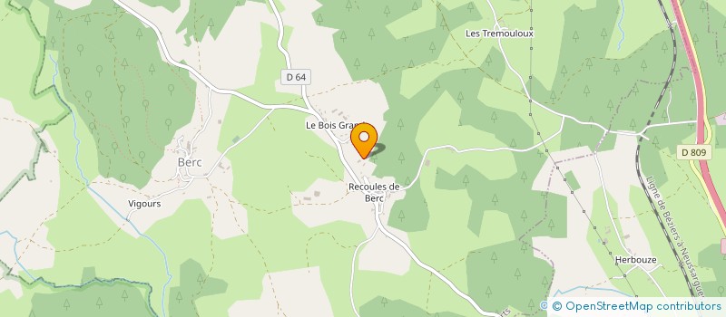 localisation de l'entreprise MONSIEUR CHRISTIAN ALIBERT à ALBARET-SAINTE-MARIE