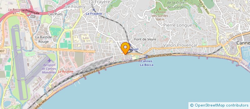 localisation de l'entreprise MONSIEUR CHRISTIAN ALLAEYS à CANNES