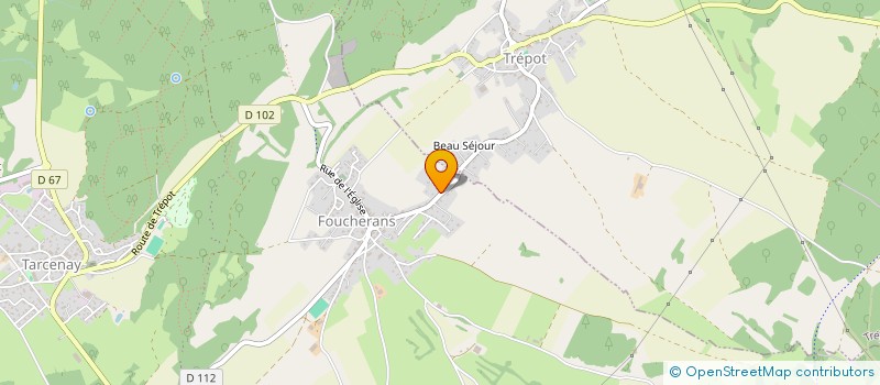 localisation de l'entreprise MONSIEUR CHRISTIAN ALLEMANDET  TARCENAY-FOUCHERANS