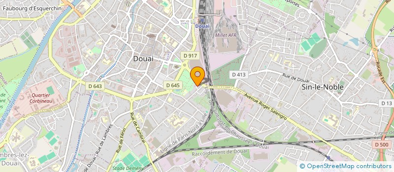 localisation de l'entreprise MONSIEUR CHRISTIAN ALLOSCHERY  DOUAI