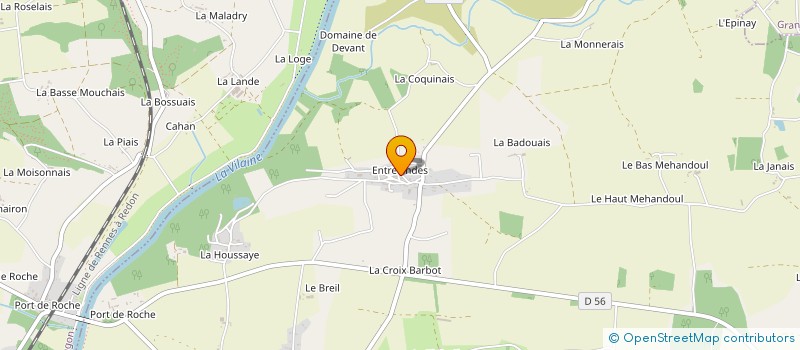 localisation de l'entreprise MONSIEUR CHRISTIAN ALMAGRO  SAINTE-ANNE-SUR-VILAINE