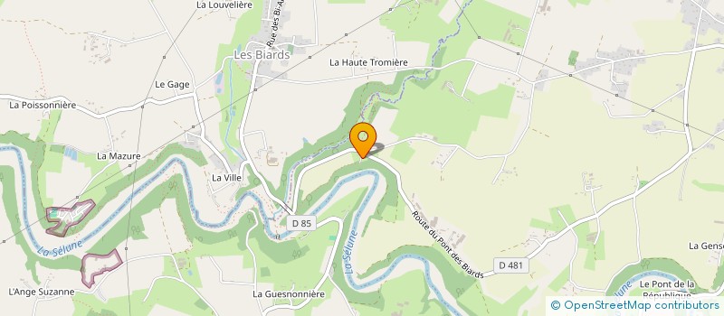 localisation de l'entreprise MONSIEUR CHRISTIAN ALMIN  SAINT-HILAIRE-DU-HARCOUET